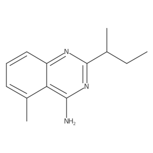 2-(Butan-2-yl)-5-methylquinazolin-4-amine Structure