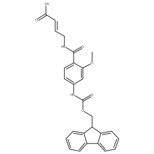4-{[4-({[(9H-fluoren-9-yl)methoxy]carbonyl}amino)-2-methoxyphenyl]formamido}but-2-enoic acid结构式