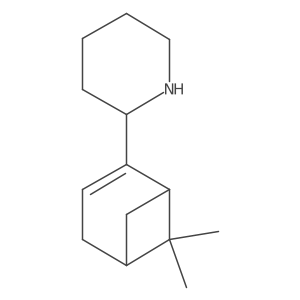 2-{6,6-Dimethylbicyclo[3.1.1]hept-2-en-2-yl}piperidine结构式