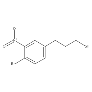 3-(4-Bromo-3-nitrophenyl)propane-1-thiol结构式