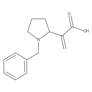 2-(1-Benzylpyrrolidin-2-yl)prop-2-enoic acid Structure