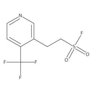 2-[4-(Trifluoromethyl)pyridin-3-yl]ethane-1-sulfonyl fluoride结构式