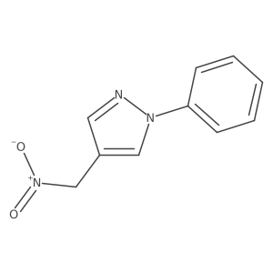 4-(nitromethyl)-1-phenyl-1H-pyrazole结构式