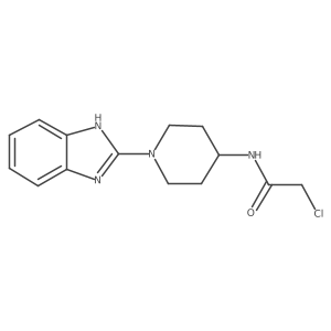 N-[1-(1H-Benzimidazol-2-yl)piperidin-4-yl]-2-chloroacetamide Structure
