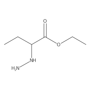 Ethyl 2-hydrazinylbutanoate Structure
