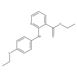Ethyl 2-[(4-ethoxyphenyl)amino]pyridine-3-carboxylate结构式
