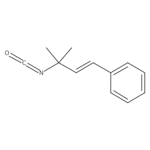 (3-Isocyanato-3-methylbut-1-en-1-yl)benzene Structure