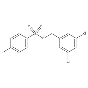(3,5-Dichlorophenyl)methyl 4-methylbenzene-1-sulfonate结构式