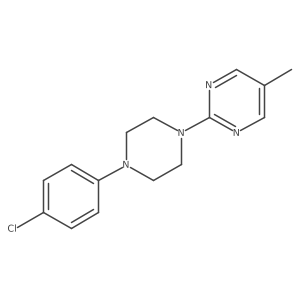 2-[4-(4-Chlorophenyl)piperazin-1-yl]-5-methylpyrimidine Structure