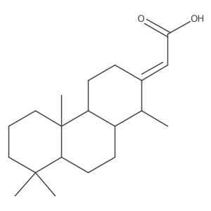 Acetic acid, [(1R,4aS,4bR,8aS,10aS)-dodecahydro-1,4b,8,8-tetramethyl-2(1H)-phenanthrenylidene]-, (2Z)- Structure