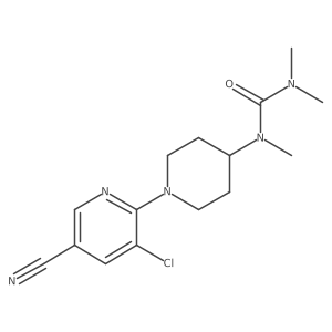 1-[1-(3-Chloro-5-cyanopyridin-2-yl)piperidin-4-yl]-1,3,3-trimethylurea Structure