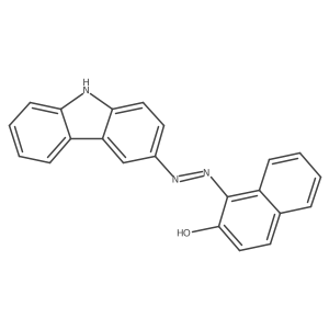 1-[2-(9H-Carbazol-3-yl)diazenyl]-2-naphthalenol Structure