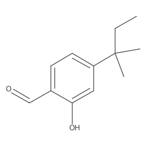 4-(1,1-Dimethylpropyl)-2-hydroxybenzaldehyde Structure