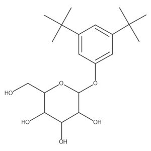 3,5-DI-T-BU Phenyl glucopyranoside Structure