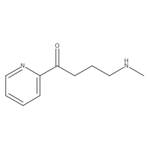 4-(Methylamino)-1-(2-pyridinyl)-1-butanone结构式