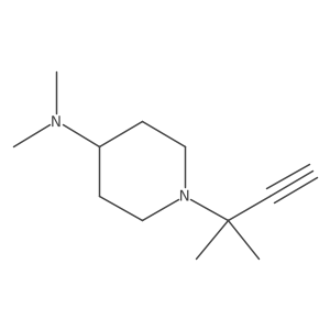 [1-(1,1-Dimethyl-2-propynyl)-4-piperidinyl]dimethylamine结构式