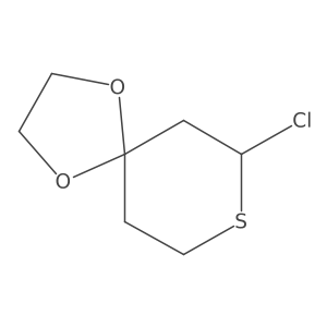7-Chloro-1,4-dioxa-8-thiaspiro[4.5]decane Structure