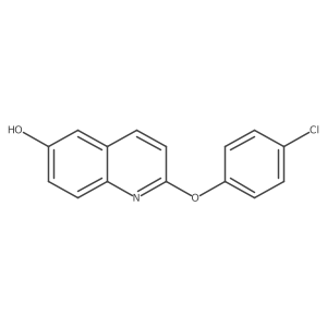 2-(4-Chlorophenoxy)quinolin-6-ol结构式