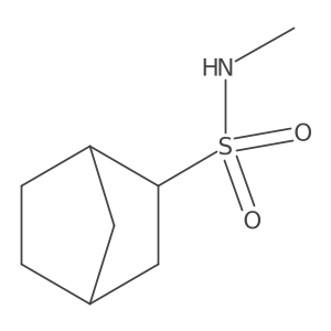 N-Methylbicyclo[2.2.1]heptane-2-sulfonamide结构式