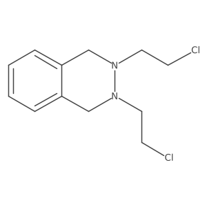 2,3-Bis(2-chloroethyl)-1,2,3,4-tetrahydrophthalazine结构式