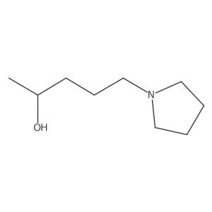 5-(Pyrrolidin-1-yl)pentan-2-ol Structure