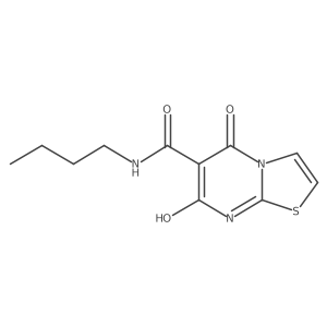 N-butyl-7-hydroxy-5-oxo-5H-thiazolo[3,2-a]pyrimidine-6-carboxamide Structure