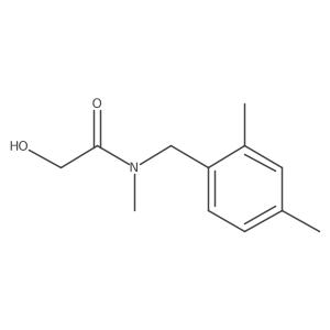 N-[(2,4-dimethylphenyl)methyl]-2-hydroxy-N-methylacetamide结构式