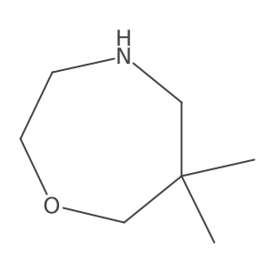 6,6-Dimethyl-1,4-oxazepane Structure