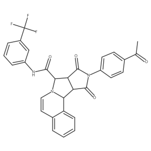 C30H22F3N3O4 Structure