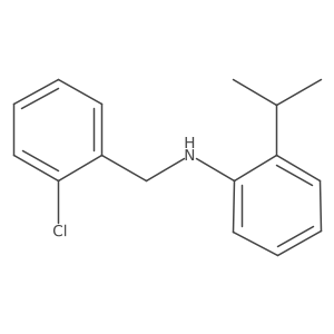 N-(2-Chlorobenzyl)-2-isopropylaniline结构式