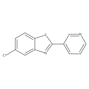 5-chloro-2-(3-pyridinyl)Benzothiazole结构式