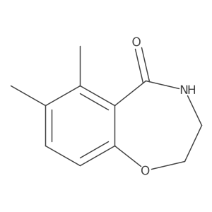 1,4-Benzoxazepin-5(2H)-one, 3,4-dihydro-6,7-dimethyl-结构式
