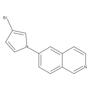 6-(3-Bromo-1h-pyrrol-1-yl)isoquinoline Structure
