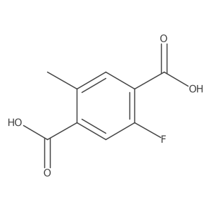2-Fluoro-5-methylterephthalic acid结构式