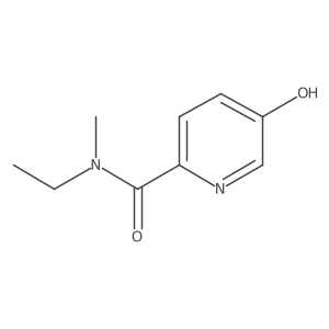 N-ethyl-5-hydroxy-N-methylpyridine-2-carboxamide结构式