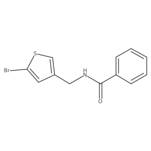 n-((5-Bromothiophen-3-yl)methyl)benzamide Structure