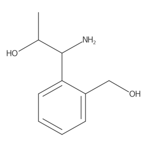 (I+/-R,I(2)R)-I(2)-Amino-2-(hydroxymethyl)-I+/--methylbenzeneethanol结构式