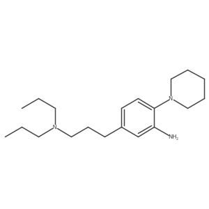 3-Amino-4-(1-piperidinyl)-N,N-dipropylbenzenepropanamine结构式