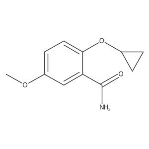 2-Cyclopropoxy-5-methoxybenzamide Structure