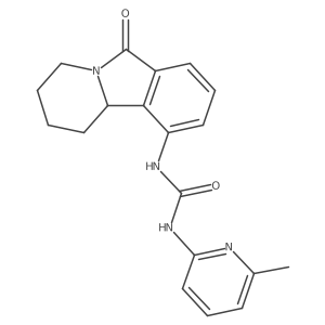 1-(6-methylpyridin-2-yl)-3-(6-oxo-2,3,4,10b-tetrahydro-1H-pyrido[2,1-a]isoindol-10-yl)urea结构式