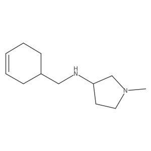 N-(cyclohex-3-en-1-ylmethyl)-1-methylpyrrolidin-3-amine结构式