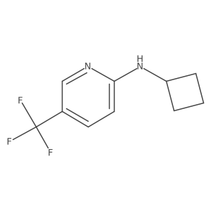 N-cyclobutyl-5-(trifluoromethyl)pyridin-2-amine Structure