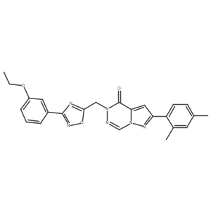 N-(4-methylphenyl)-2-{4-[(4-methylpiperidin-1-yl)carbonyl]-1,3-oxazol-5-yl}benzamide结构式