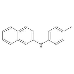 N-(5-Methyl-2-pyridinyl)-2-quinolinamine结构式