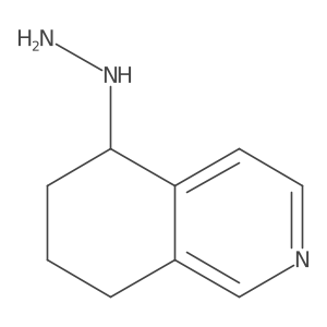5,6,7,8-Tetrahydroisoquinolin-5-ylhydrazine Structure