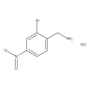 (2-Bromo-4-nitrophenyl)methanamine hydrochloride结构式