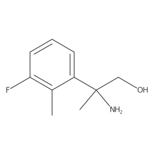 2-Amino-2-(3-fluoro-2-methylphenyl)propan-1-ol Structure