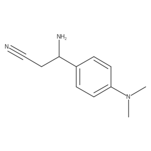 3-Amino-3-(4-(dimethylamino)phenyl)propanenitrile 2hcl Structure
