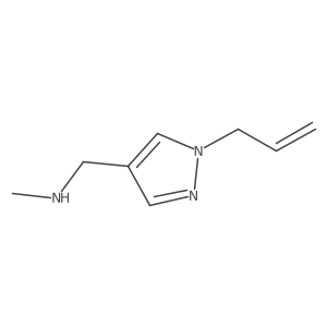 methyl({[1-(prop-2-en-1-yl)-1H-pyrazol-4-yl]methyl})amine结构式