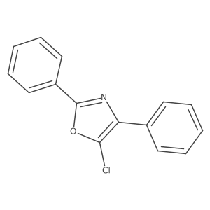 5-Chloro-2,4-diphenyloxazole Structure